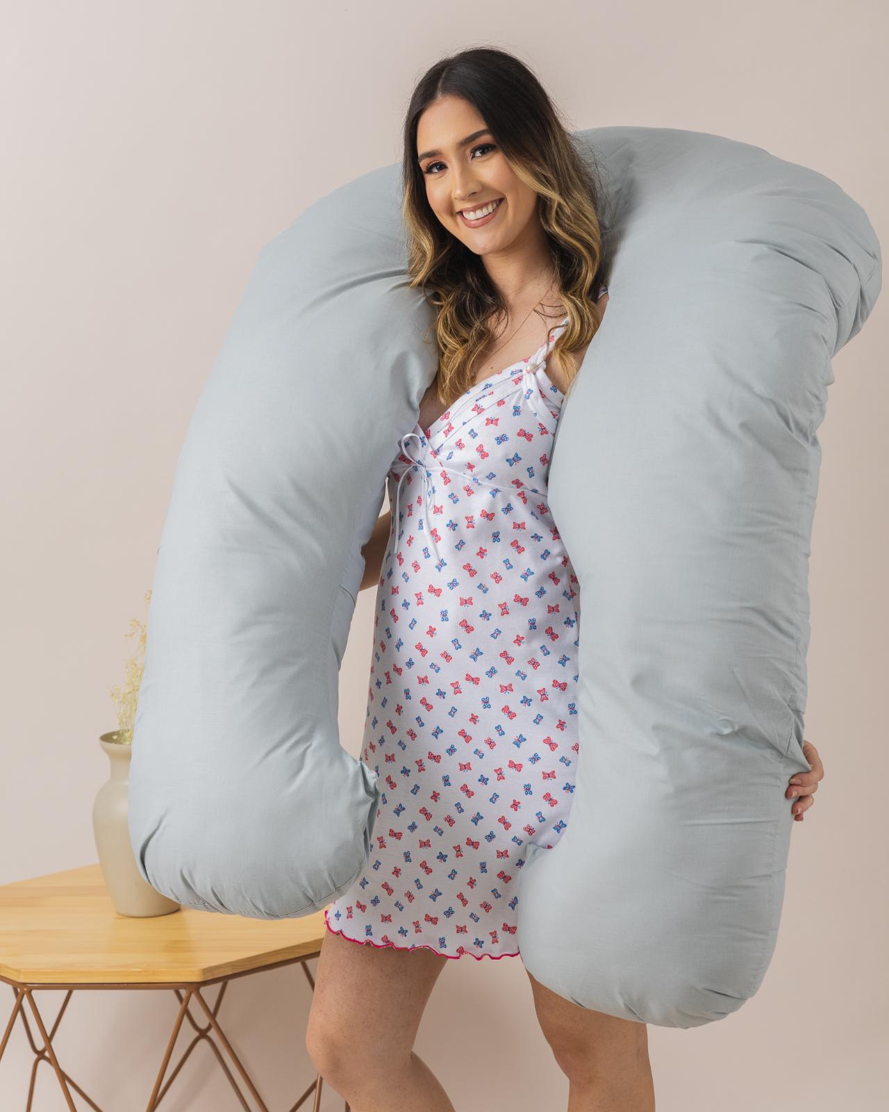 ALMOHADA MATERNA EN U UNICOLOR  - Intimama