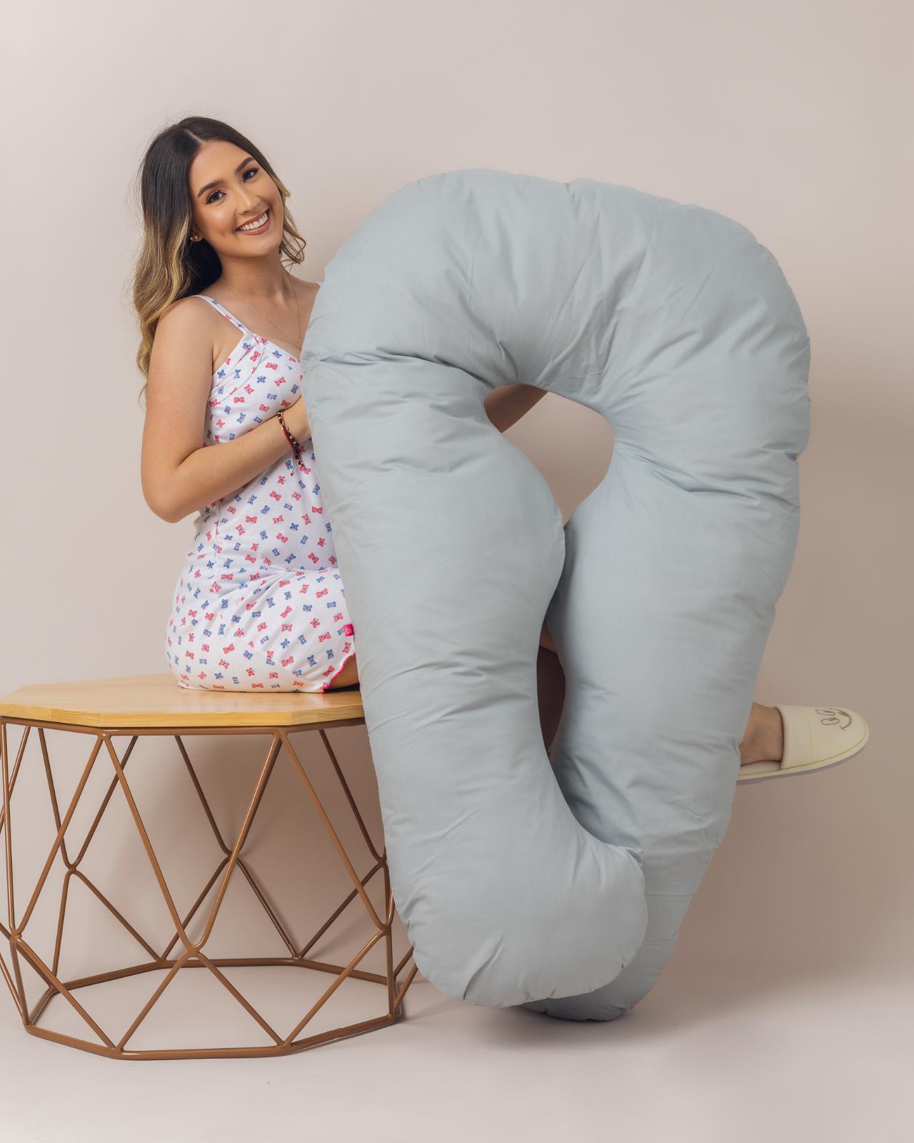 ALMOHADA MATERNA EN U UNICOLOR _2